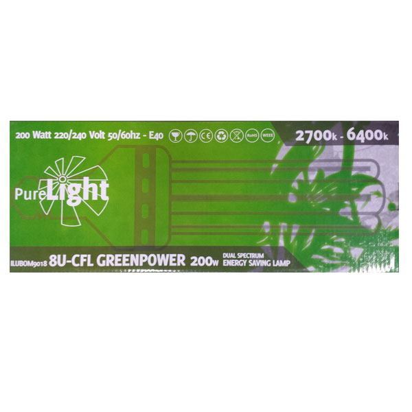 Bombilla CFL Pure Light 200 w Dual