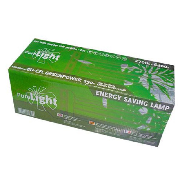 Bombilla CFL Pure Light 250 w Dual