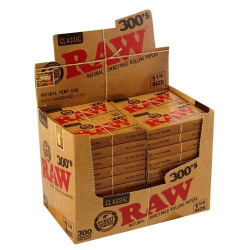 Papel Raw  Classic  1.1/4 Block 300 – 40 librillos