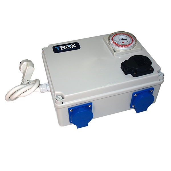 Temporizador TBOX  4H – 4 x 600 w con Activador Calefaccion