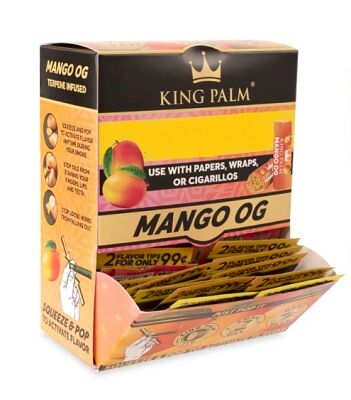 KING PALM FLAVOR TIPS MANGO OG 7MM 2UD