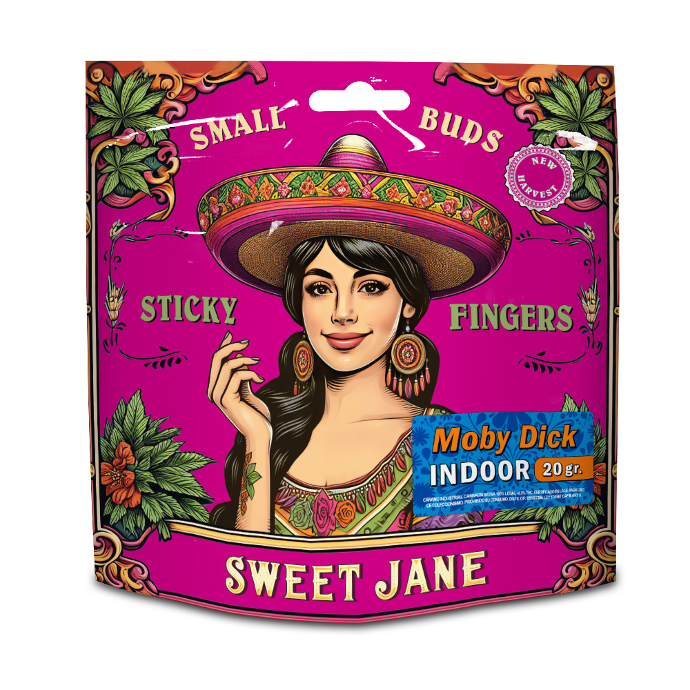 CBD Sweet Jane Indoor Small Buds Moby Dick 20 gr.