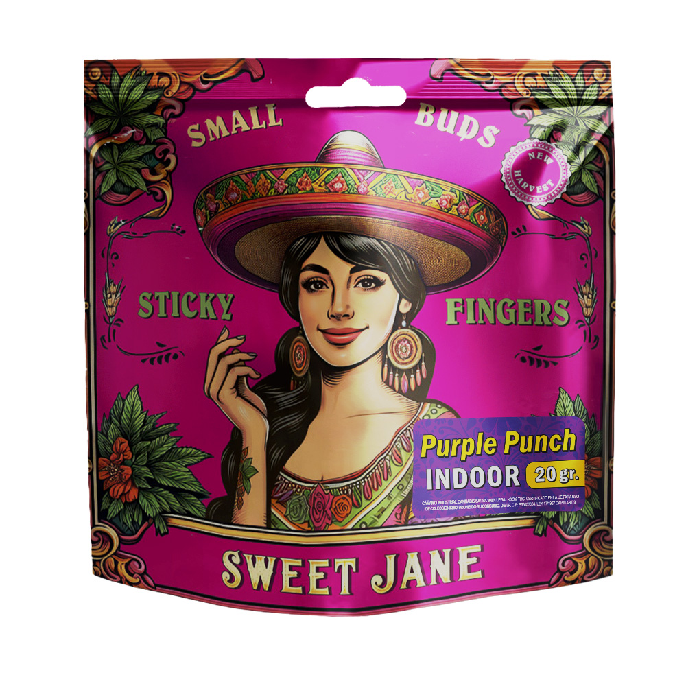 CBD Sweet Jane Indoor Small Buds Purple Punch 20 gr.