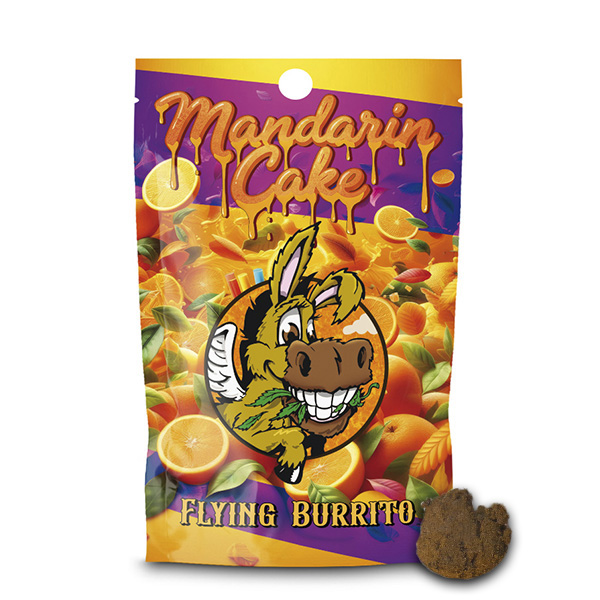Cbd Hash Flying Burrito Mandarine Cake 10 gr.