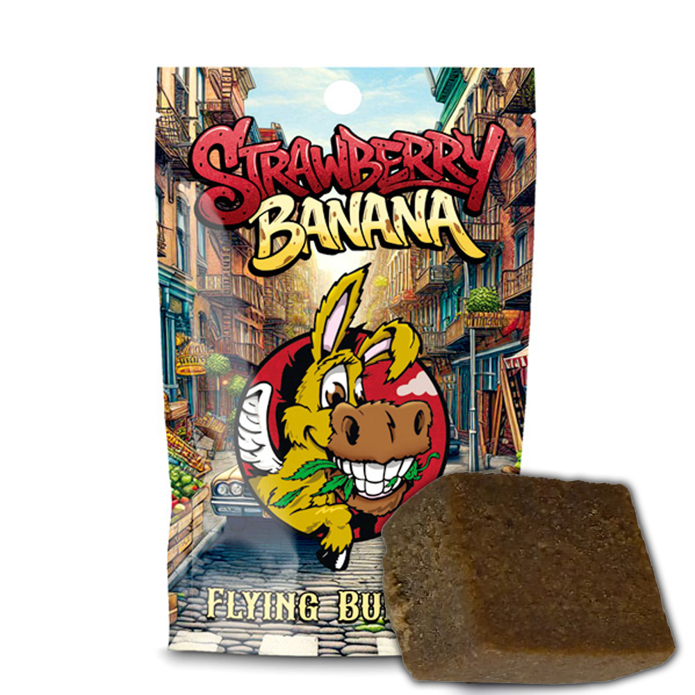 Cbd Hash Flying Burrito Strawberry Banana 10 gr.