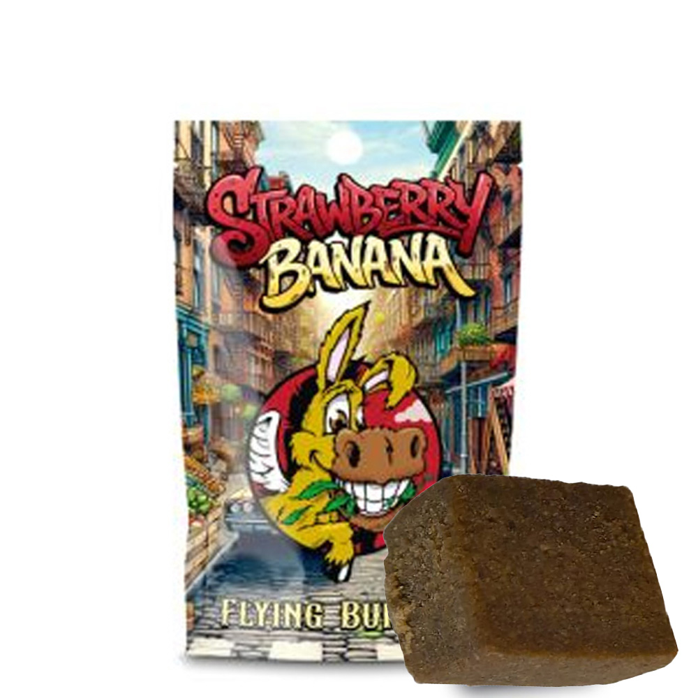 Cbd Hash Flying Burrito Strawberry Banana 2 gr.