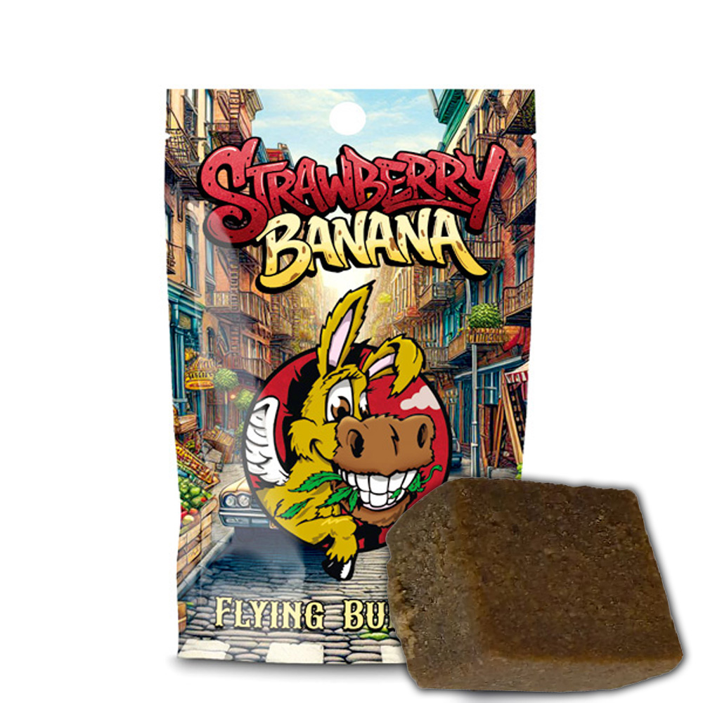 Cbd Hash Flying Burrito Strawberry Banana 5 gr.